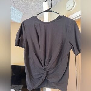 lululemon athletica Charcoal Twist-Back Tee